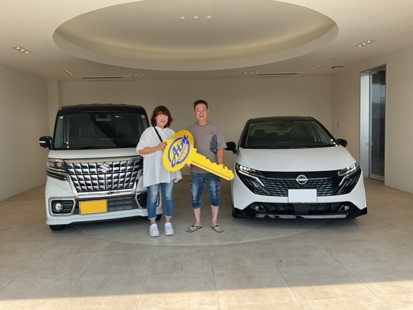 浜北インター店 I様☆ノートオーラ☆スペーシアカスタム☆ご納車